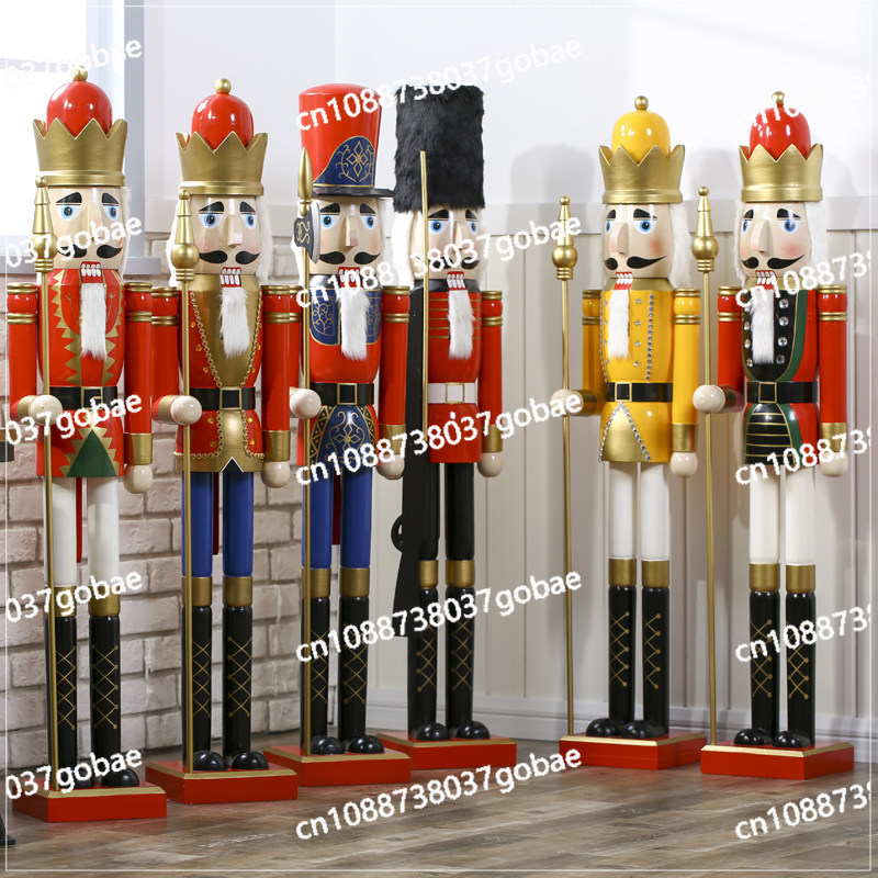 カフェ装飾オーナメント 120cm くるみ割り人形 ソルジャ - Nutcracker Figurine のレビューと価格