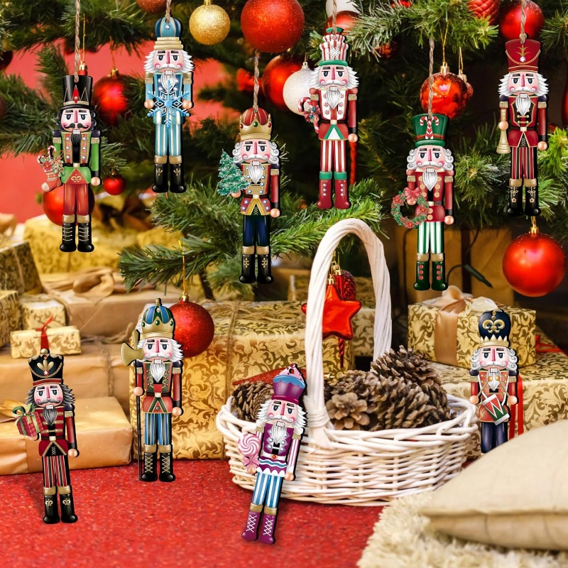 12/16個入り 木製くるみ割り人形 兵士 カートゥーンウサ - Nutcracker Figurine のレビューと価格