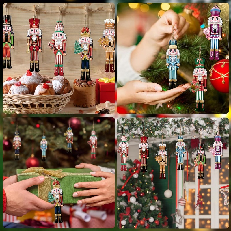 12/16個入り 木製くるみ割り人形 兵士 カートゥーンウサ - Nutcracker Figurine のレビューと価格