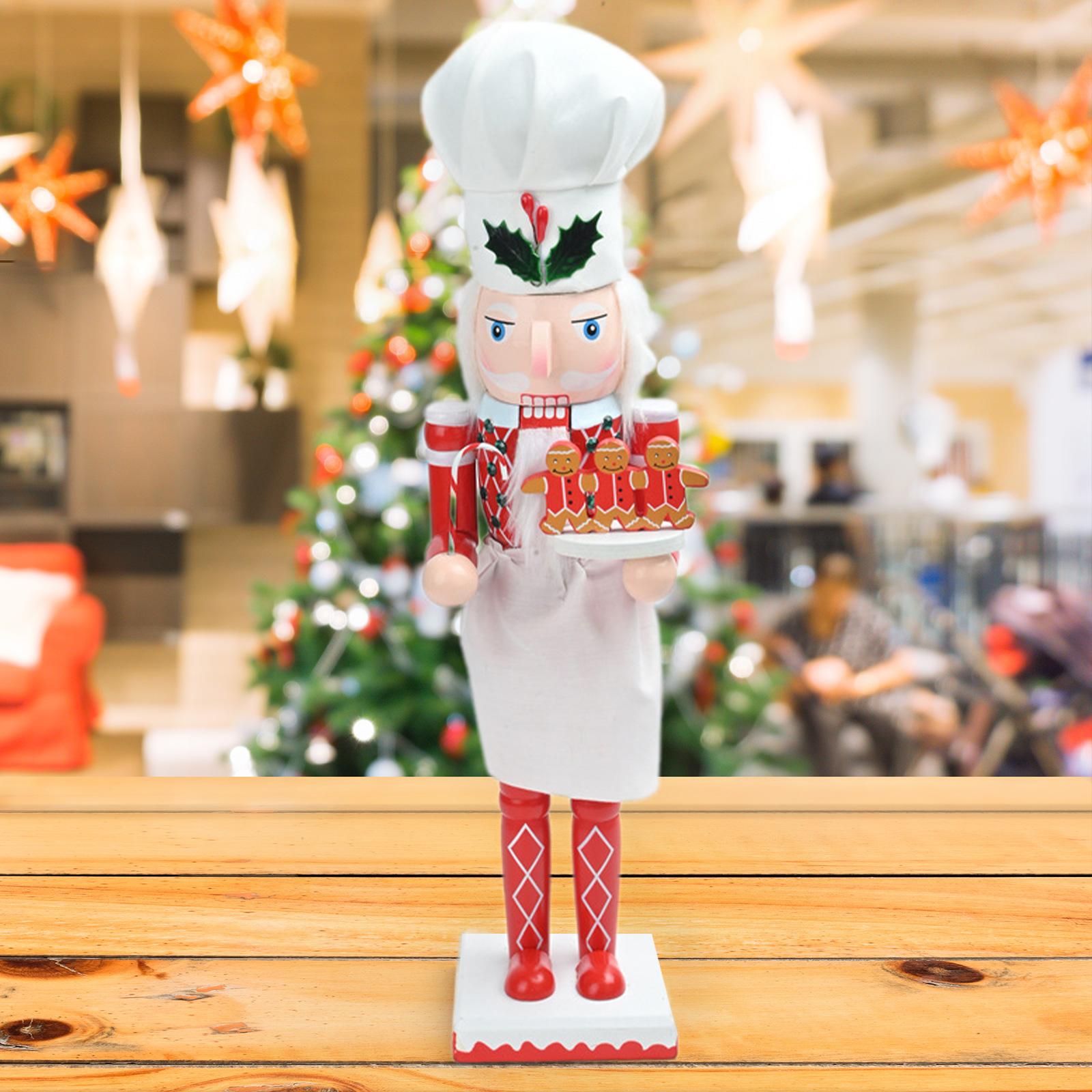 クリスマス・ナッツクラッカーの木製置物。家のリビング、テーブ - Nutcracker Figurine のレビューと価格